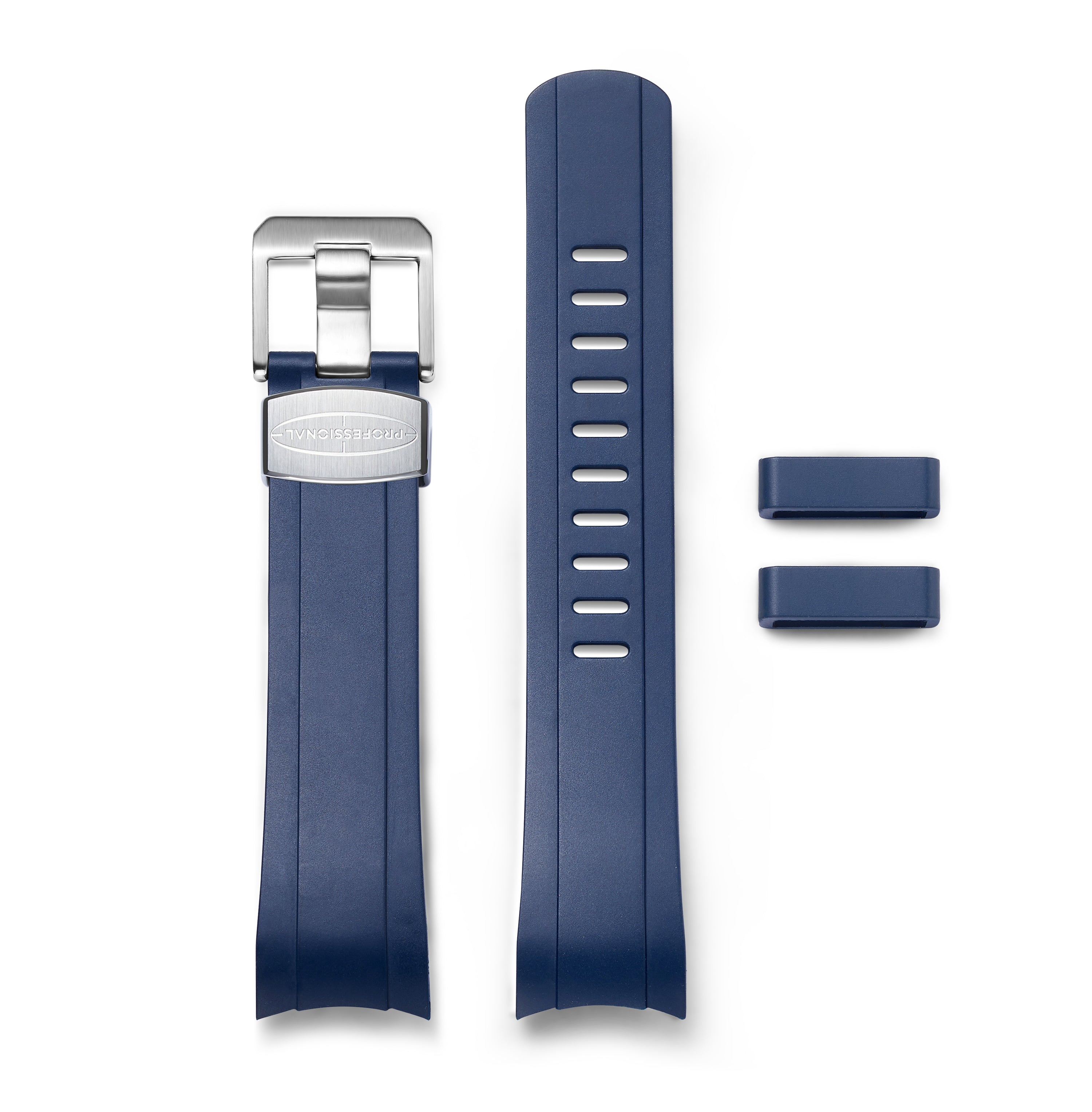 新品未開封 23ss FCRB MULTI STRAP 22MM STRAIGHT END DIVER FKM RUBBER STRAP (UX09) – Crafter Blue